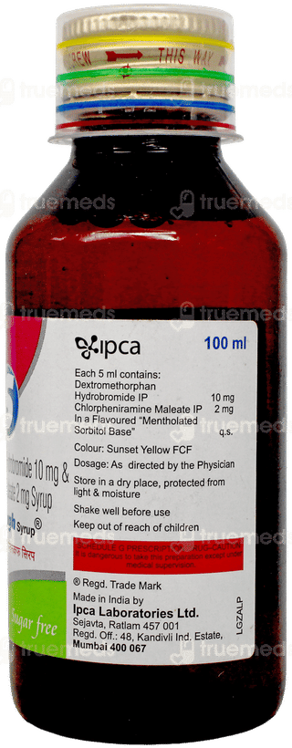 Solvin Sugar Free Cough Syrup 100Ml